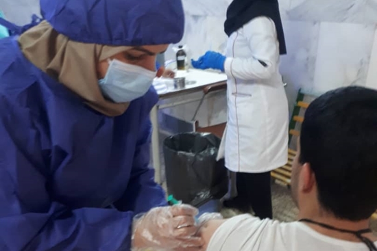 واکسیناسیون نوبت سوم کرونا مددجویان در مراکز نگهداری شهرستان اسلامشهر 